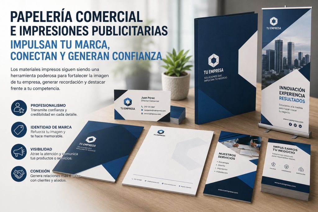 papeleria comercial e impresiones publicitarias
